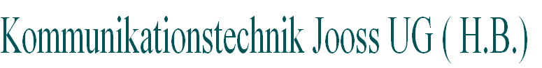 Kommunikationstechnik Jooss UG ( H.B.)